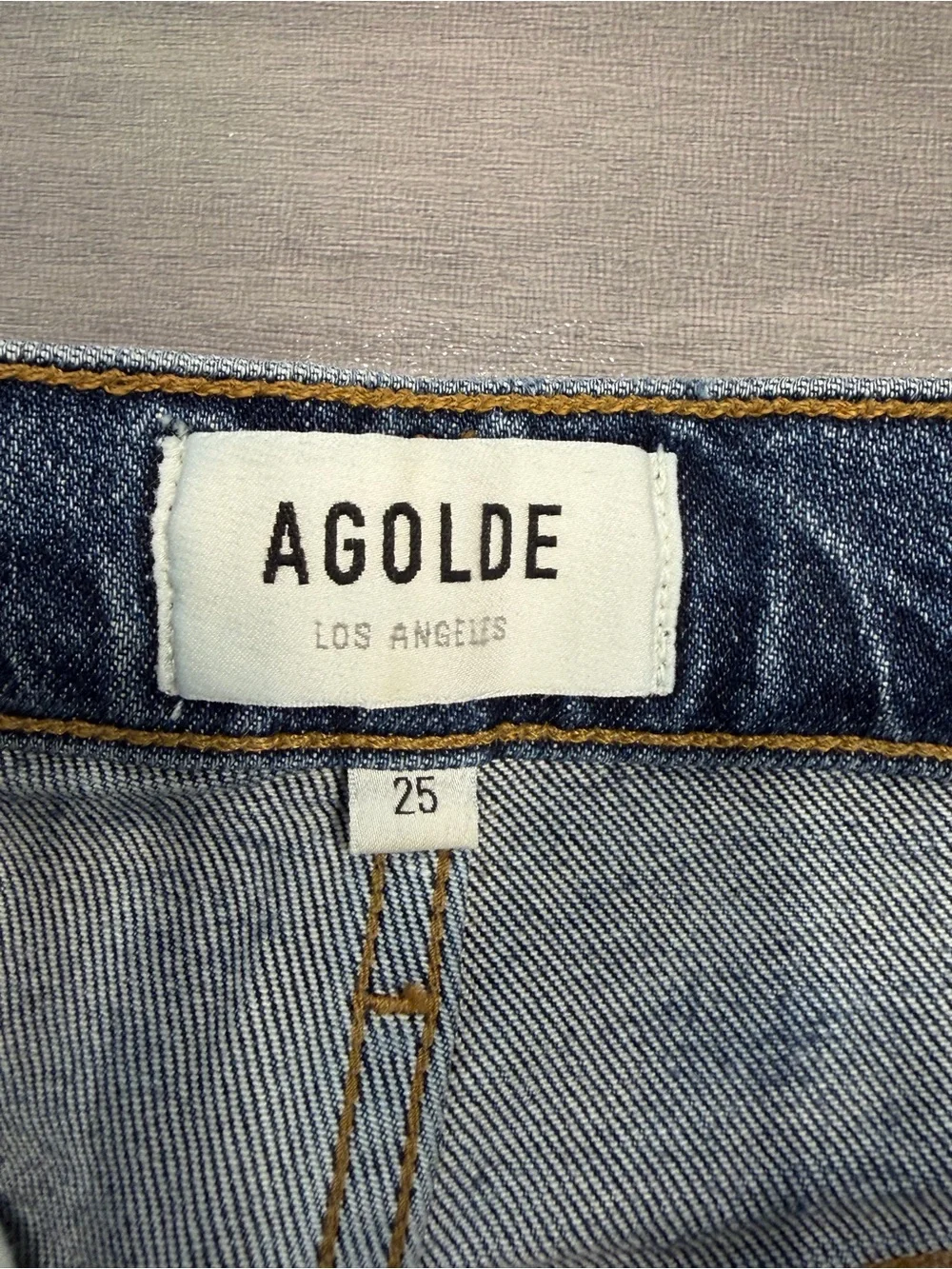AGOLDE Riley High-Rise Straight Leg Crop Jeans